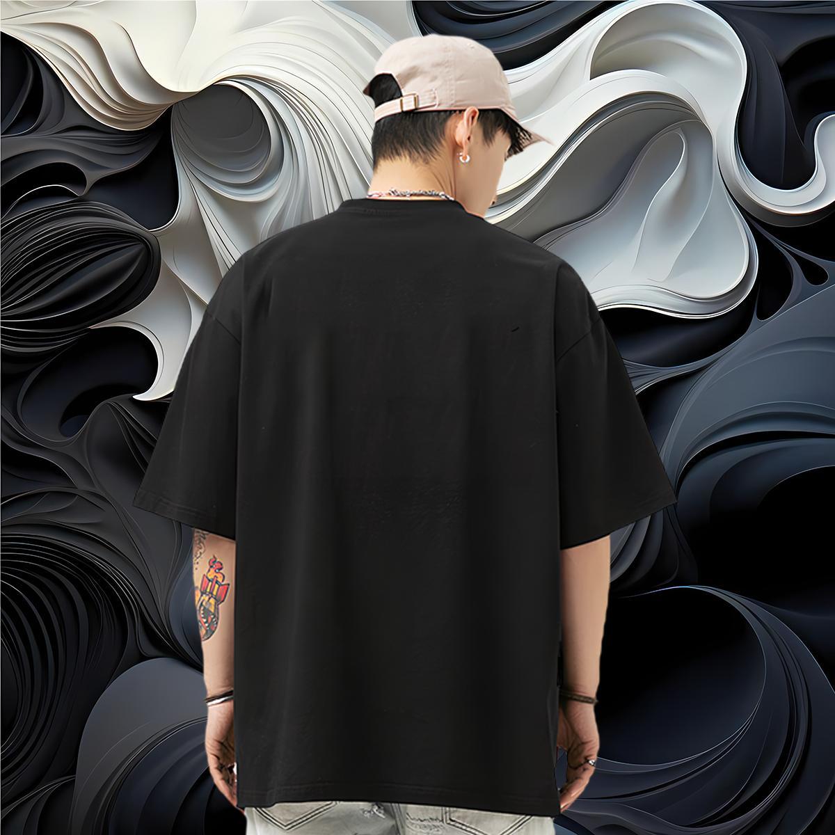 Casual New Tshirts Christmas Daily Outfit 100% Cotton 230g Tops Breathable Crew Neck High Quality Mens T Shirts Custom Printing