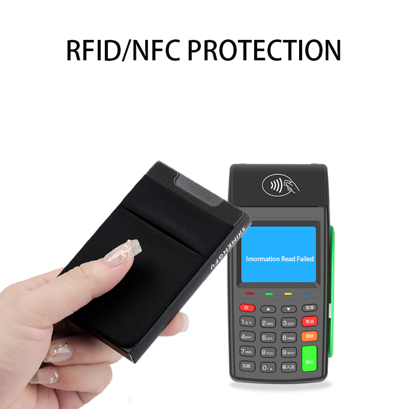 Pop-Up Card Holder RFID Protection Slim Aluminum Men Wallet Elasticity Back Pouch ID Credit Case Travel Cardholder Women Purse