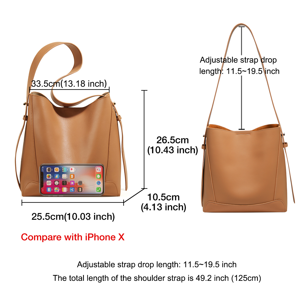 FOXER 2024 Classic Split Leather Shoulder Crossbody Bag Large Capacity Office Handbag Lady Fashion Women Commuter Messenger Bags