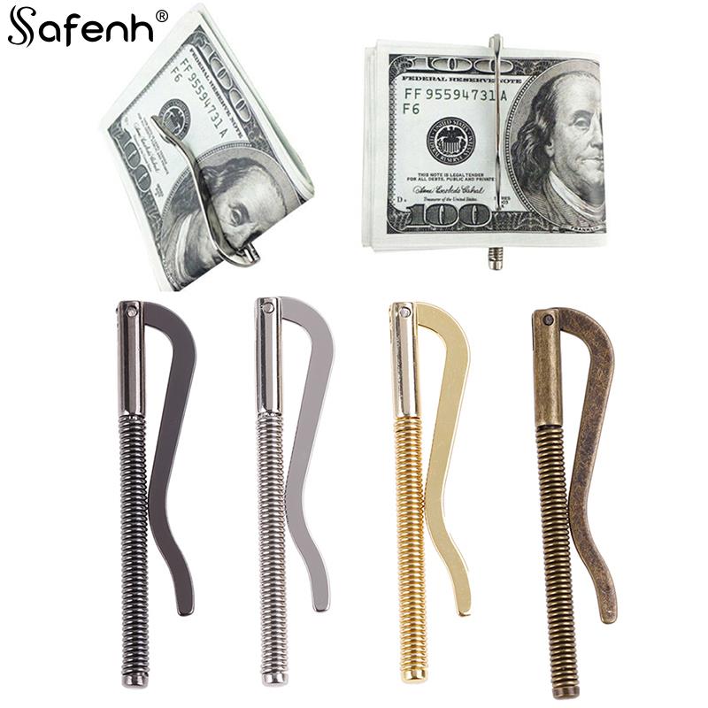 1pc New Metal Bifold Money Clip Bar Wallet Replace Parts Spring Clamp Cash Holder
