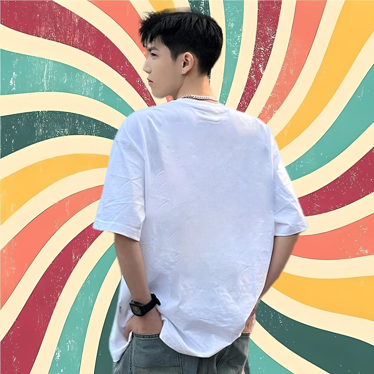 Free Shipping Mens T Shirts 230g 100% Cotton halloween Casual Wear Short Sleeve O-Neck Classic Tshirt for Man Woman Customized Print