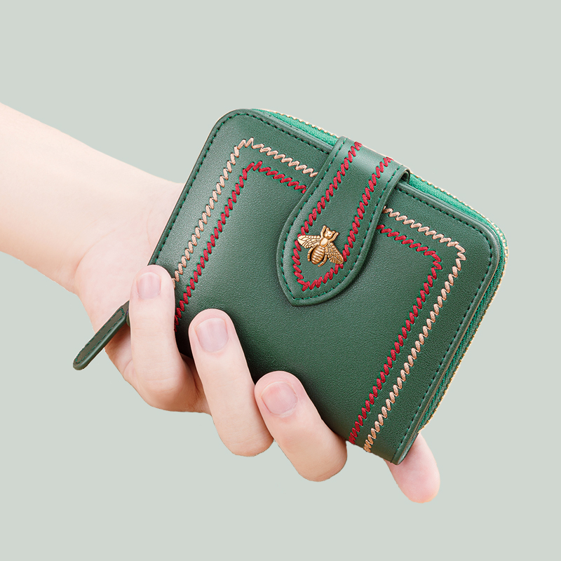 Genuine Leather Wallets For Women's Cardholders Luxury ארנקים לנשים Coin Purses Ladies Small Women Wallet Hasp Mini Cards Short