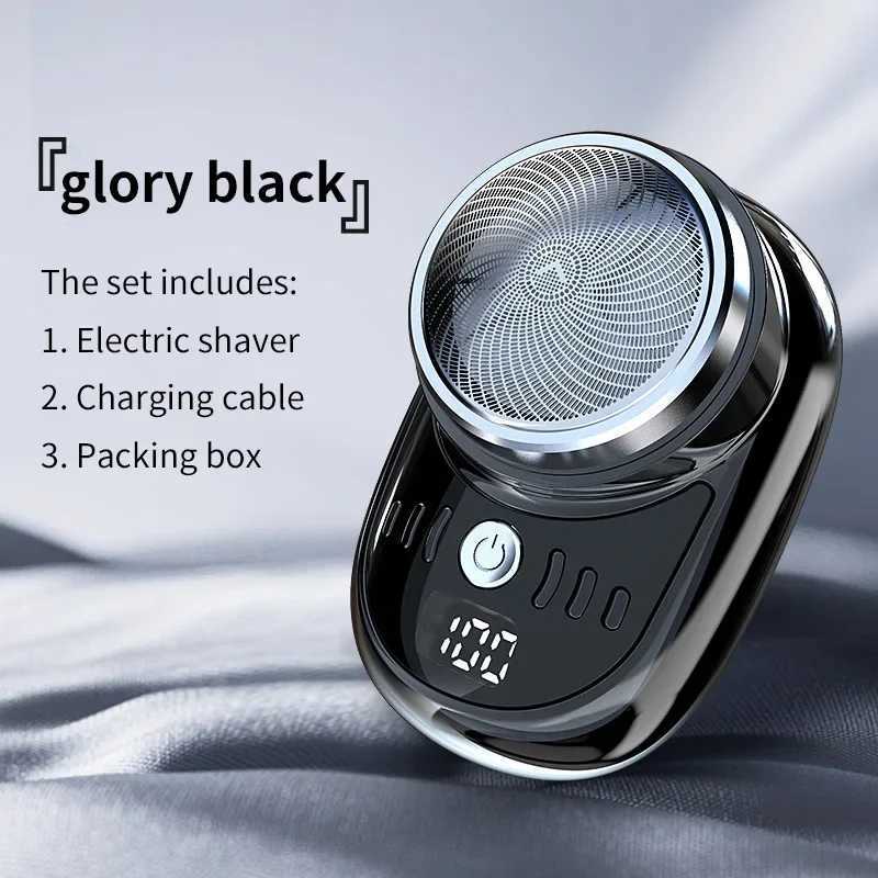 Electric shaver portable shaver mens travel loft wet dry USB charging shaver mini shaver W240802
