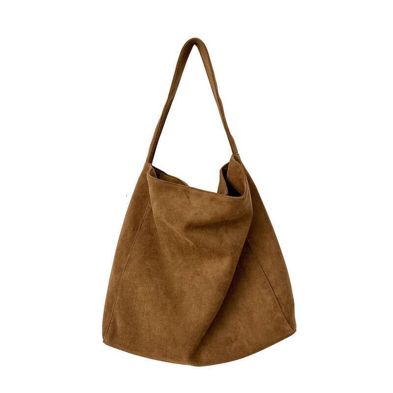 HBP Vintage Tote Large Capacity Woolen Armpit One Shoulder Handbag Women Suede Shopping Bag Fashion Totes Handbags High Quality 40cm 4 9edc6