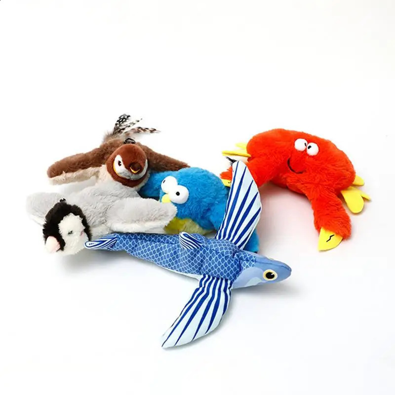 Flying Bird Cat Toy Catnip Toys For Cats Flapping Wings Sparrow Catnip Toys Vivid Chirping Simulation Bird Interactive Cat Toy 240802