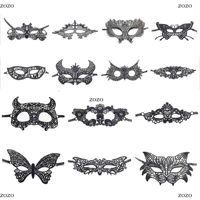 Sexy Lace Mask Women Eye Masquerade Halloween Party Masks masked ball Cosplay masque Venetian Costumes Carnival half face Mask