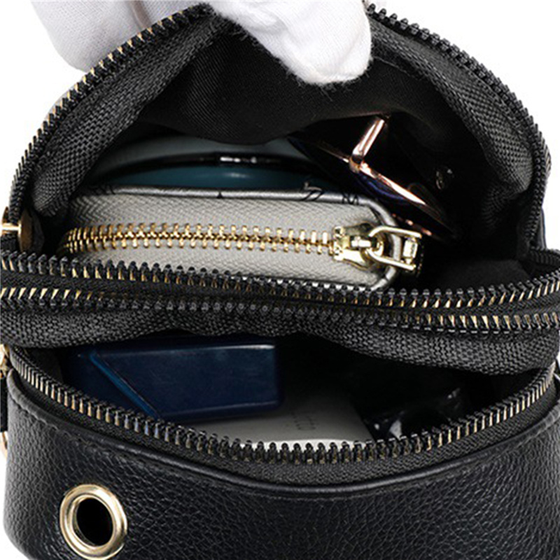 Women's Bag Double-layer Mobile Phone Bags Mini Vertical One-Shoulder Diagonal Female Large-capacity Fashion Pack For Ladies
