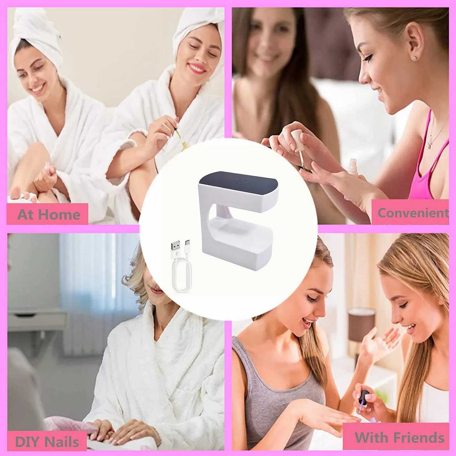 Mlnl LED Nall Lamp 24W UV Llght for Nalls wlth Tlmer UV Lamp for Gel Nalls Qulcky-Dry Nall Llght Portable USB Nall Dryer for TrCL240731