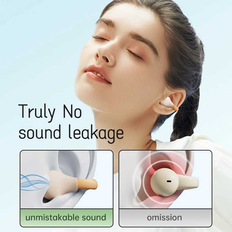 Open-Ear Wireless Earbuds 2024, Bluetooth 5.3 Headphones, Color Clip-On Earphones with Microphone, Charging Case - CL240801
