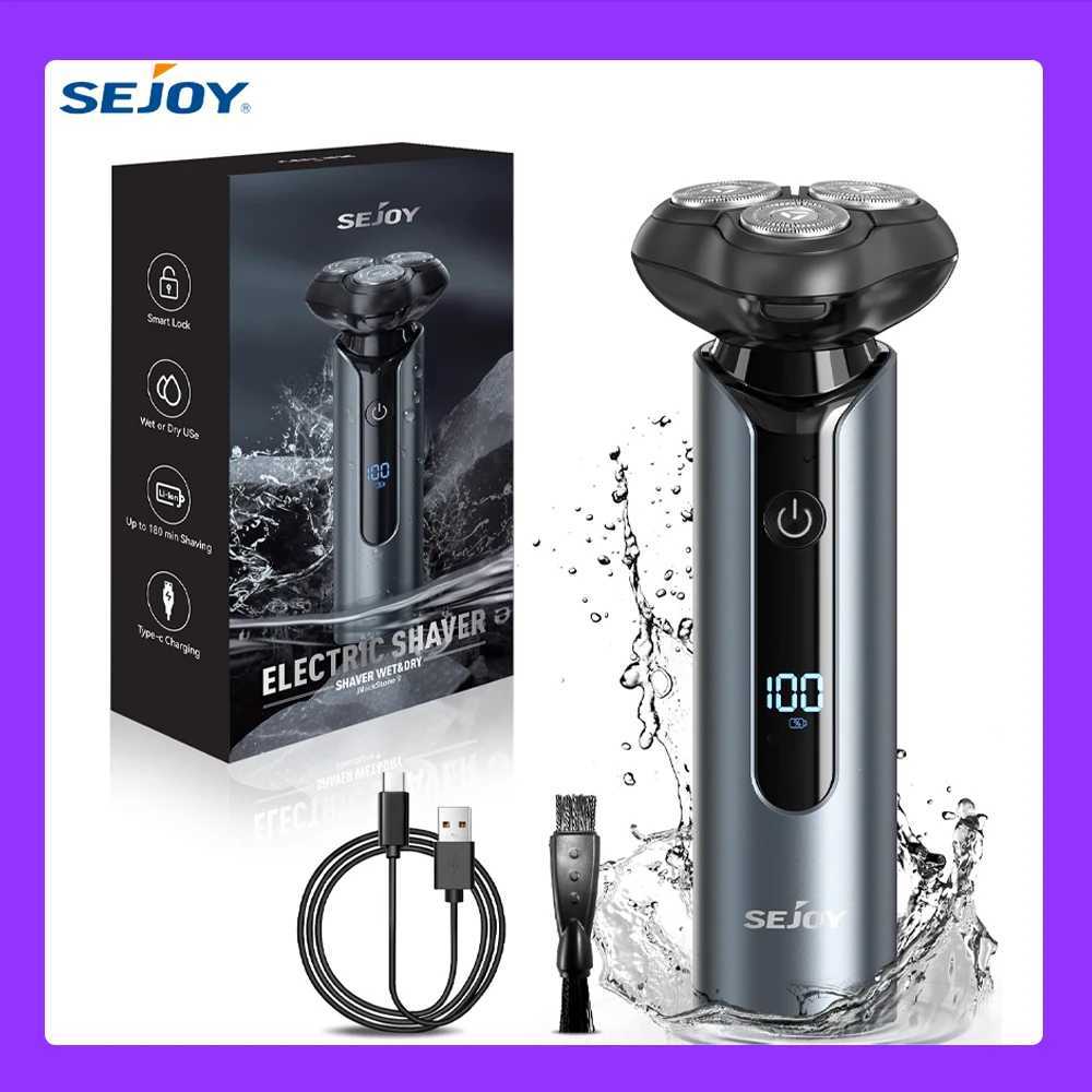 SEJOY portable cleaning shaver mens USB electric shaver electric shaver electric shaver charging waterproof shaver W240802uu67