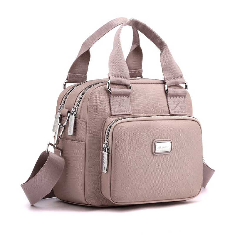 High Quality Women's Shoulder Bag Female Crossbody Bags Nylon Handbags Small messenger bag Girls Phone Satchels Solid color