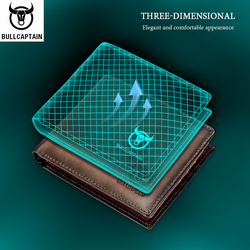 Brand men's Wallet Genuine Leather Purse Male Wallet Multifunction Storage Bag Coin Purse Wallet's Card Bags Top layer cowhide
