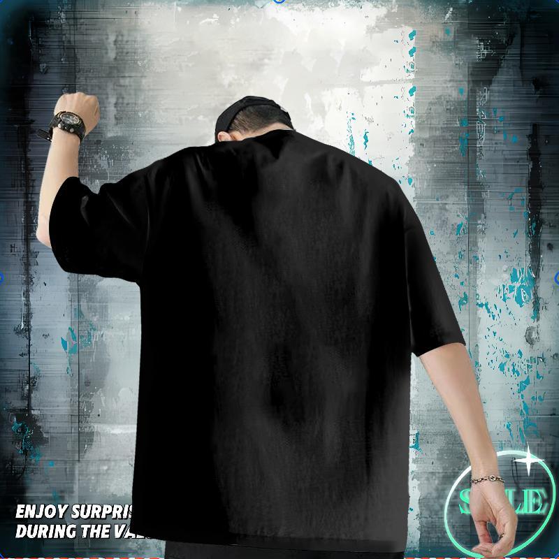 Fashion T shirt 230g Pure Cotton elephant Hip Hop Top Tees O-Neck Short Sleeve Popular Men Tees Graphic