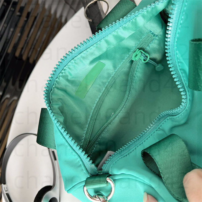 yoga bag woman Small handbag Knitted nylon shoulder bag Mini bucket Luggage bag
