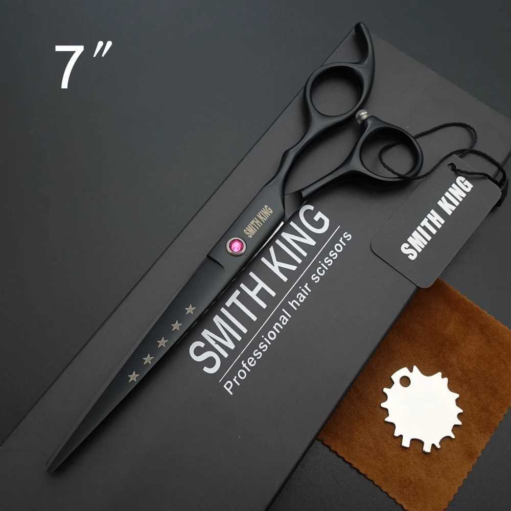 New Arrival Smith KING 7-inch professional hairdresser 7-inch cutter stylist/hairdresser+gift box/kit Z241213