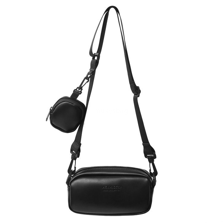 Small shoulder bag for men new Harajuku style ins lightweight and casual small square bag street minimalist single shoulder mobile phone bag