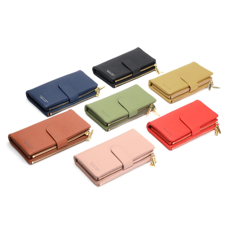 Double-layer Women Long Wallet Large Capacity Card Holder Wallet Purse