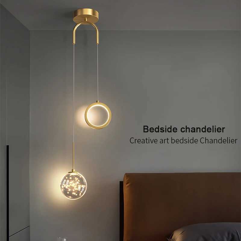 Nordic LED Pendant Light Indoor Lighting Fixture Living Bedroom Bedside Home Decoration Dining Table Hanging Lamps Pendant Lamp X250307