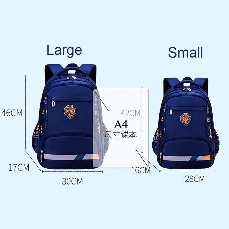 Boys School Backpacks For Kids Mochilas High Density Nylon Waterproof Bookbags 6-12 Years Children School Bags Casual Satchel