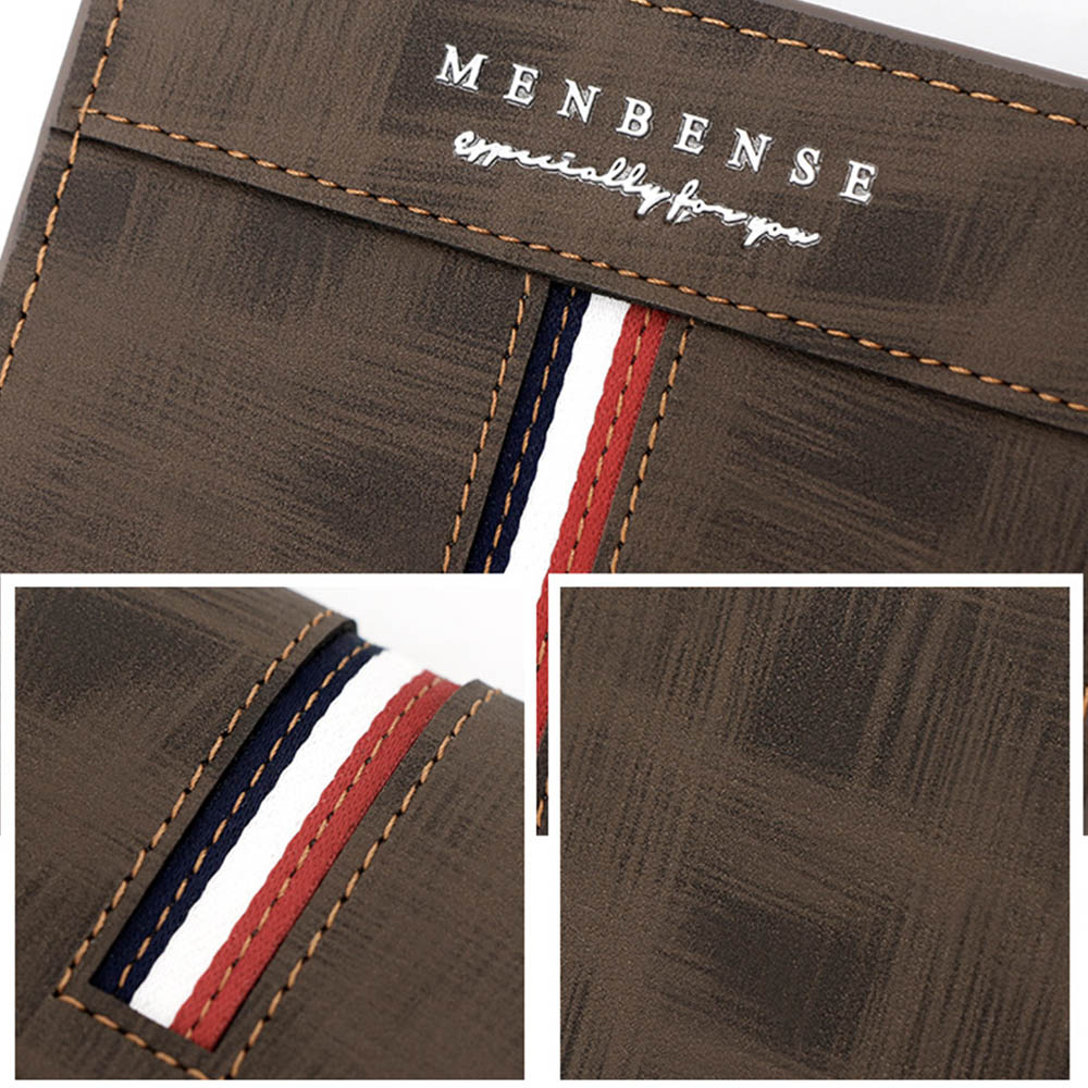 Men Wallets Slim Card Holder Short Male Purses PU Leather New Coin Pocket High Quality Small Men's Wallet