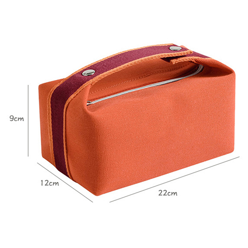 1PCS New Luxury Cosmetic Bag Waterproof Canvas Makeup Pouch Fashion Women Makeup Organizer Toiletry Bag Travel Storage Bag