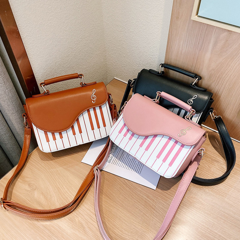 Piano Luxury Designer Shoulder Bag Trendy Fahion Handbags Women Crossbody Bags Ladies Square Top-handle Sling Shoulder Bag bolsa