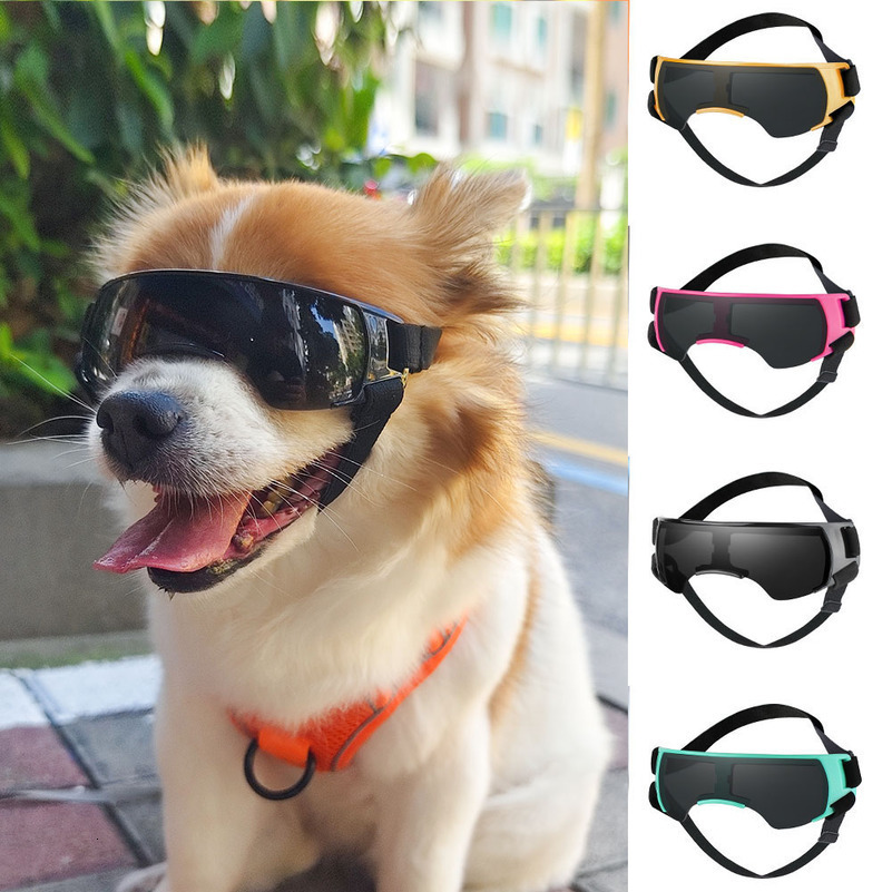 2026 New Wear Protection Glasses Goggles Dog Decoration With Adjustable Strap Waterproof Anti-Uv Cool Pet Sunglasses Perros 240801 Free Shipping