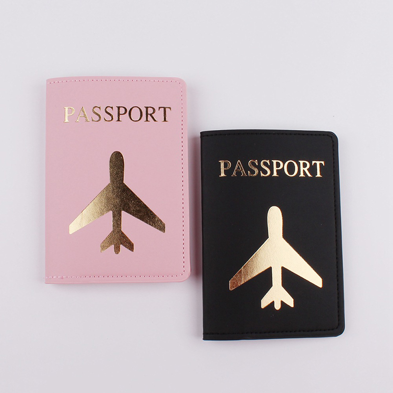 Dropshipping Map Couple Passport Cover Letter Print Women Men Travel Wedding Card Holder Small Bags Pink Black Blue Travel Case