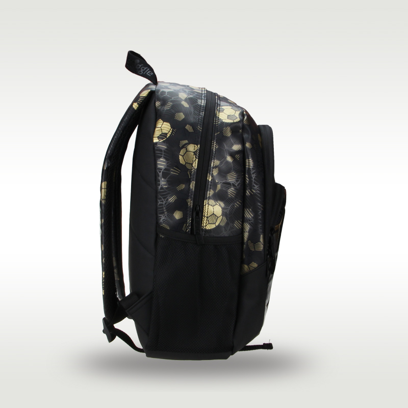 Australia Smiggle Original Children's Schoolbag Boys Backpack Golden Football Waterproof PU Bags 16 Inches 7-12 Years Old