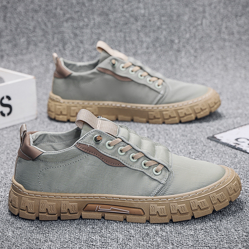 Ddmysports Ice Silk Lazy Man Kic In Spring And Summer Breathable Soft Sole Anti Slip Versatile Men S Board Casual Trendy Sports Shoes Outdoor OUTDOOR