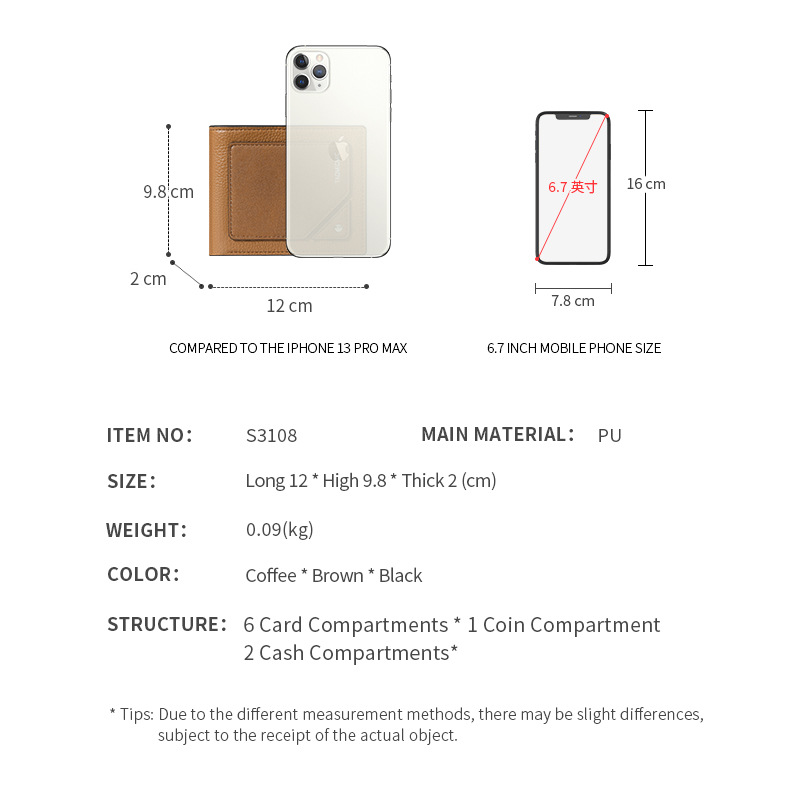 Simple Design Men Wallet Foldable Multicard Holder Short PU Leather ID Folder Package Business Purse Durable Convenient Male Bag