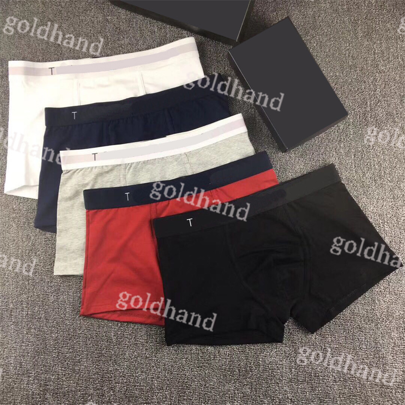 Designer Sexy Mens Underwear Brand Letter Printed Boxers High Quality Soft Underpants 3pie/Lot