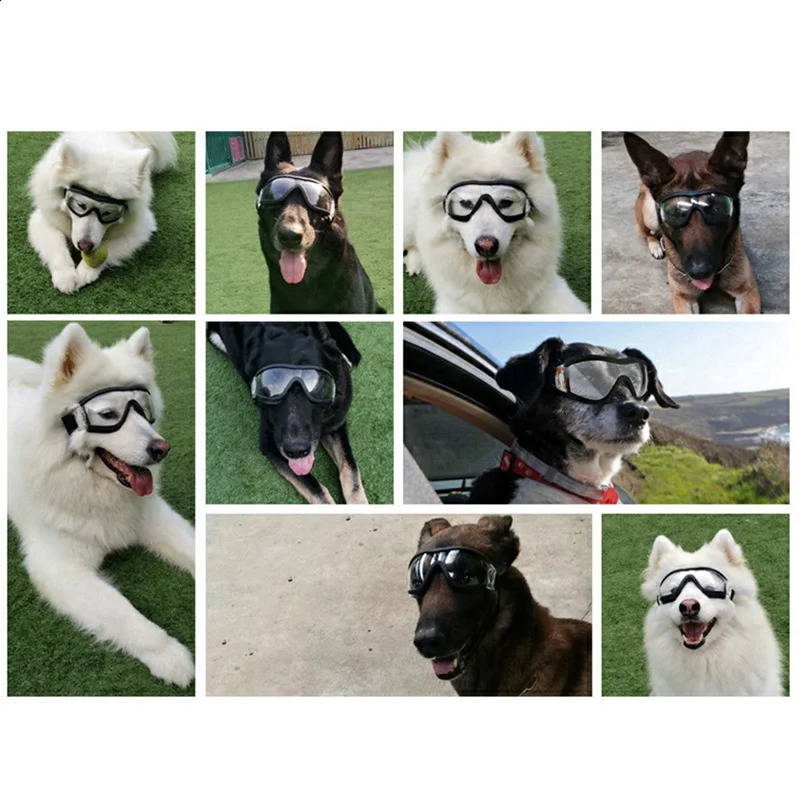2026 New Fashion Medium Large Pet Glasses Pet Eyewear Waterproof Dog Protection Goggles UV Sunglasses 240801 Free Shipping
