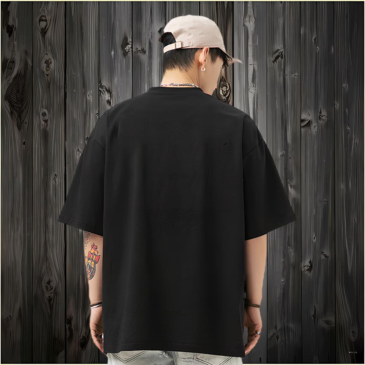 Fashion Designer T Shirts Men 100% Cotton 230g flower Anime Printing Street Wear Breathable Crew Neck Cool Tshirt for Man Woman Custom Print Plus Size