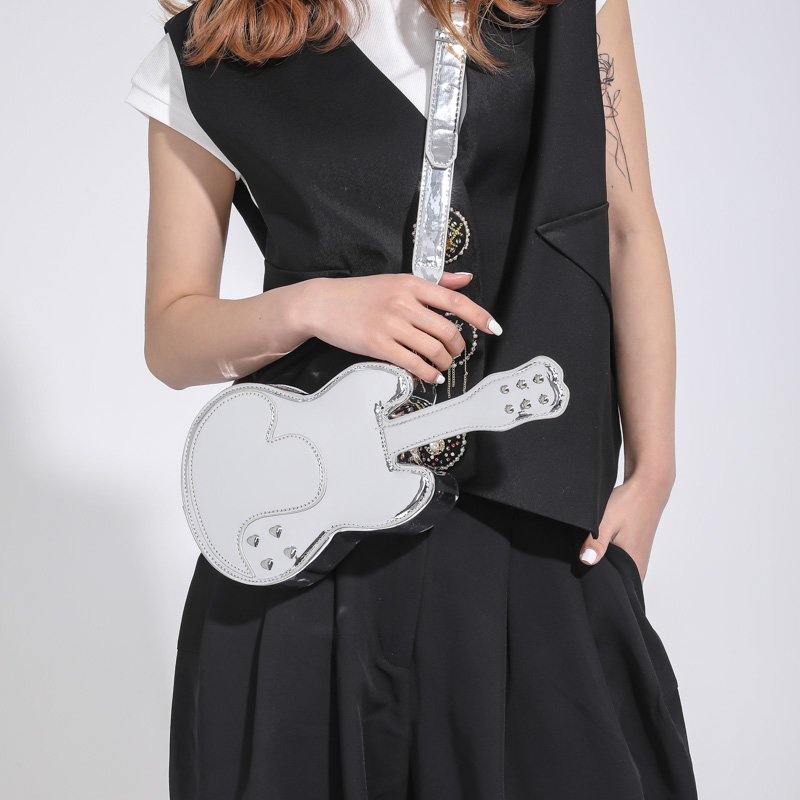 Personality Guitar Women Shoulder Bag Purse Summer New Crossbody Chest Bag Fashion Designer Axillary Package Lady Luxury Handbag