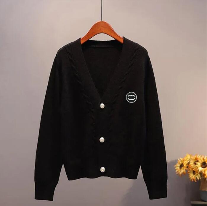 New 2024 Brand Style Letter Embroidered Women Cardigan Sweater Long Sleeve Buttons Knitted Jackets Luxury Designer Casual Spring Sweaters Size S-3XL s3162