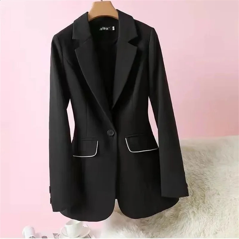 Autumn Spring Basic Jacket Womens Clothing Button Fashion Pure Thin Arrival Coat 240827