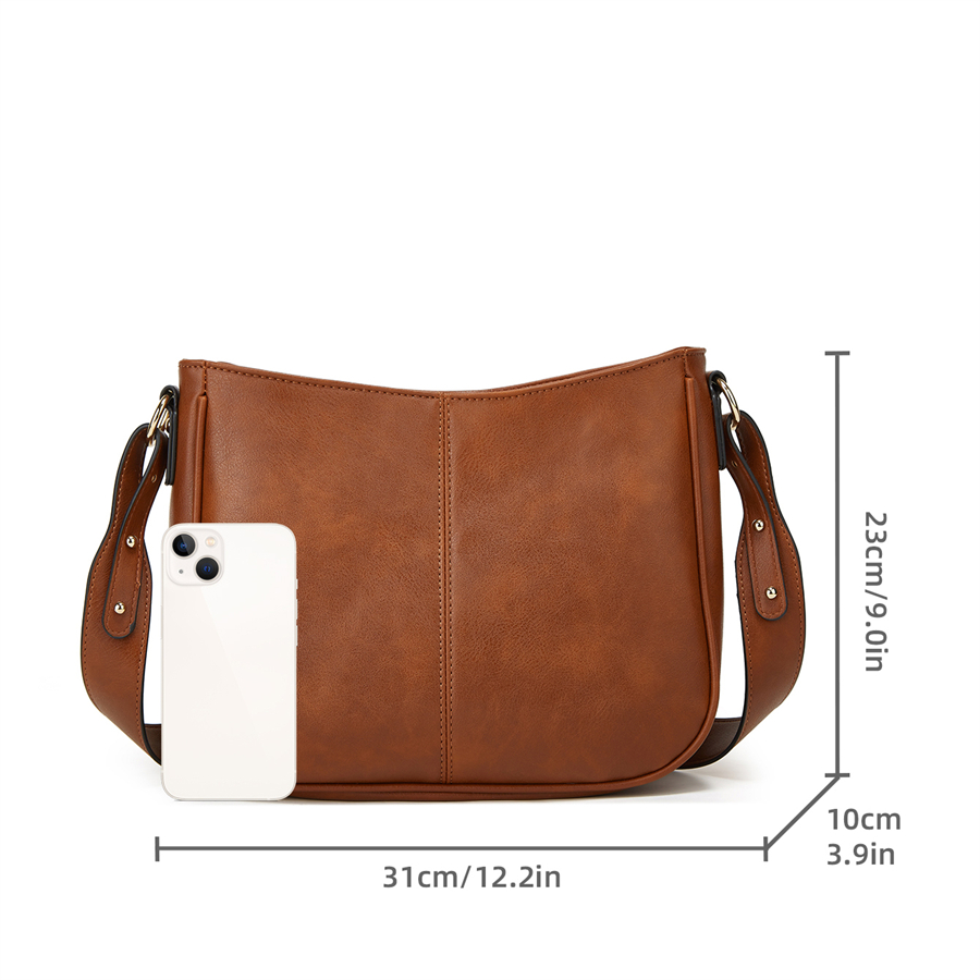 PU Leather Shoulder Bags Women Leisure Purses Fashion Crossbody Messenger Bag For Shopping School Large Capacity Summer