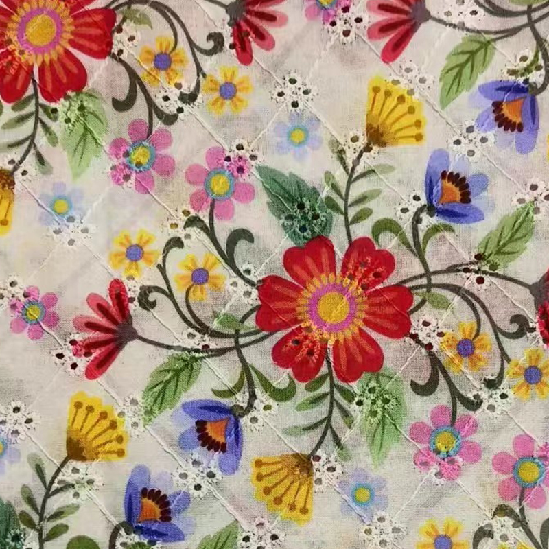 Fabric Factory direct supply 60S combed cotton woven embroidery fabric digital printing fabric garment fabrics