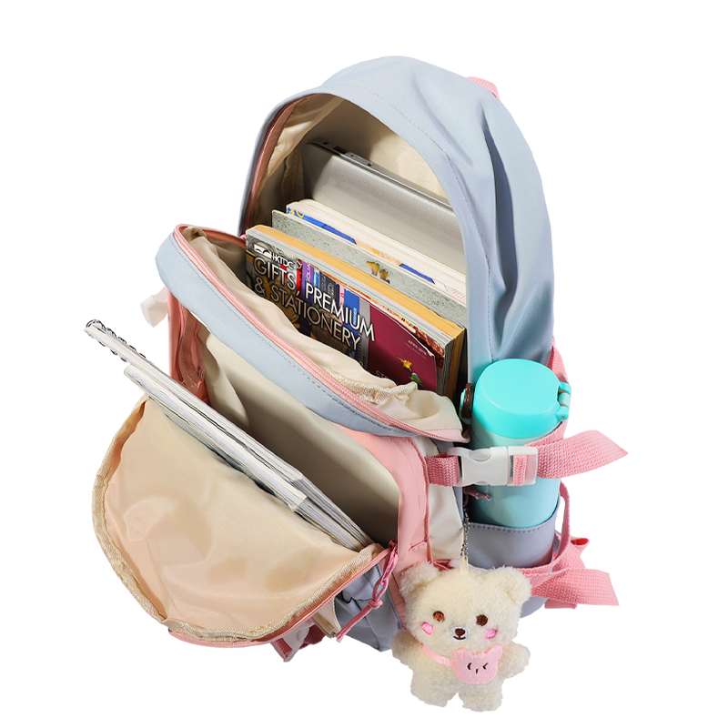 TINYAT Cute Women's School Backpack Waterproof Girl Laptop Bag Large Capacity Student Shoulder Bag Fashion Korean School Bags
