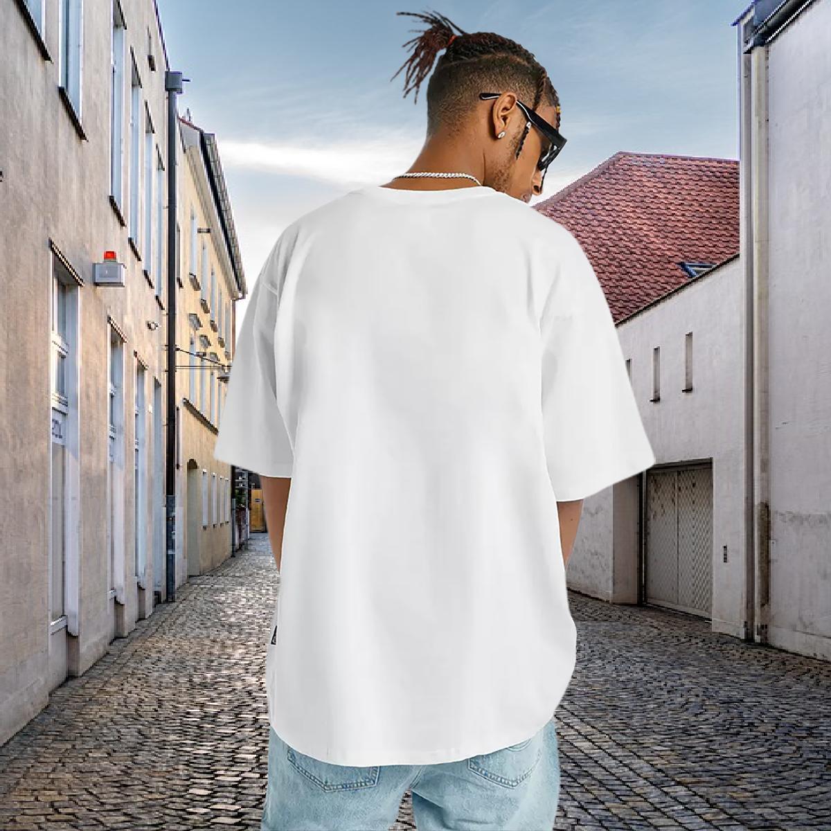 Fashion Mens T Shirts 230g 100% Cotton tree Outdoor Tees Shirts Breathable Crew Neck Free Shipping Men Tshirts Oversized
