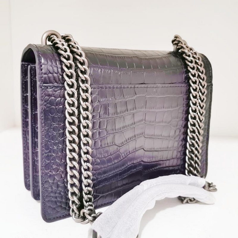 2023 New Luxury Design London Classic style One-shoulder Crossbody Messenger Handbag Small Square Bags Genuine Leather Chain Bag