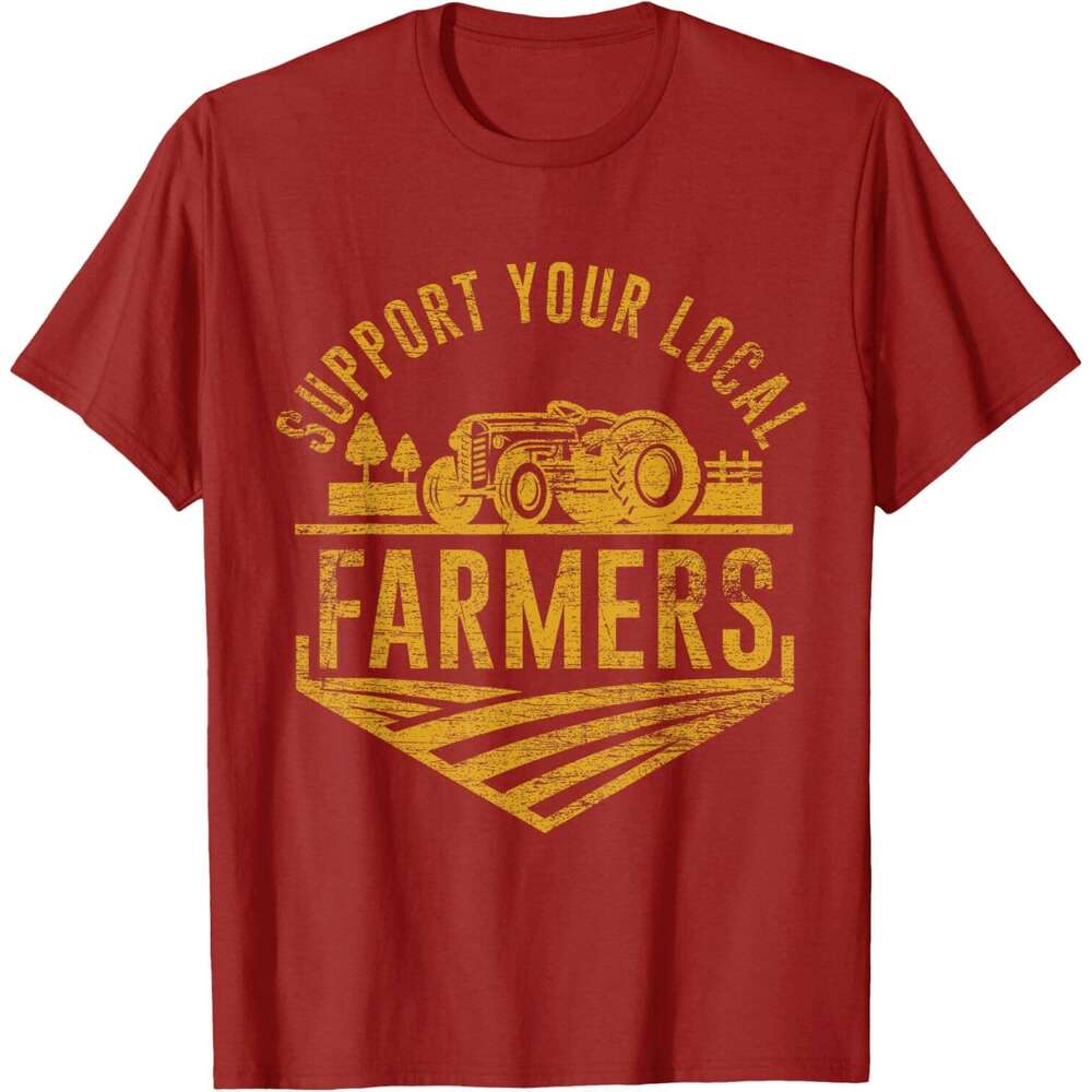 25ss T shirt Mens Support Your Local Farmers T-Shirt shirts tshirt graphic tee Casual tops summer clothes Short sleeve Free shipping