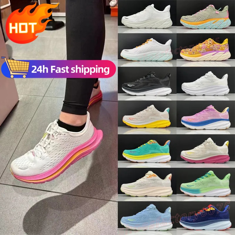 Clifton 9 Sneakers Kawana Bondi 8 Running Shoes For Womens Mens designer shoes Athletic Road Shock Absorbing trail trainer Gym Hiking Sports Shoe Hokkas Big Size 36-46