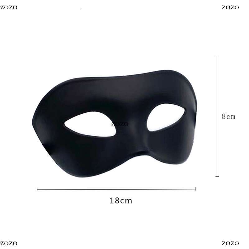 Halloween Black Masquerade Masks Cool Men Adult Kids Half Face Mask for Masquerade Ball Costume Party Supplies