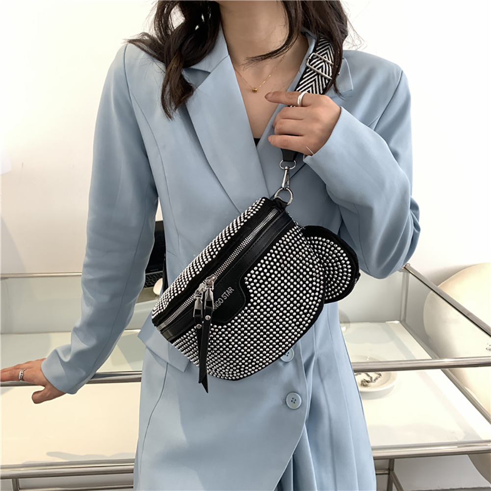 Elegant Women Rhinestones Evening Clutch Handbags Shiny Dinner Party Wedding Shoulder Underarm Bag for Women