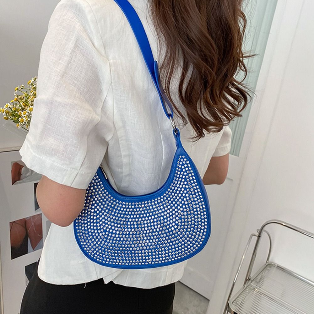 Rhinestone Handbags Evening Clutch: Sparkling Sequin Underarm Bag, Crystal Glitter Tote For Parties & Special Ocns New Free Delivery Designer Bag