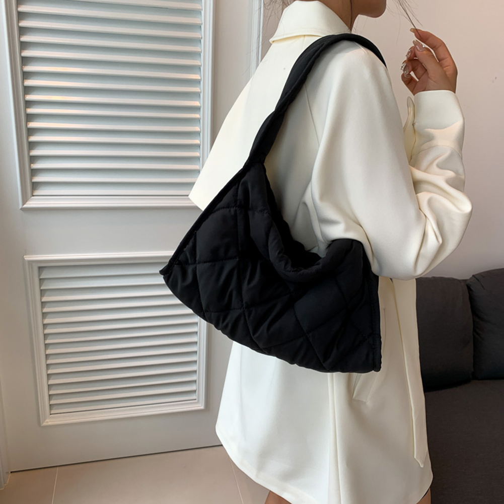 Nylon Tote Bag for Women Luxury Designer Handbags Purse Fashion Autumn Winter Small Shoulder Bag Quilted Padded Top Handle Bag