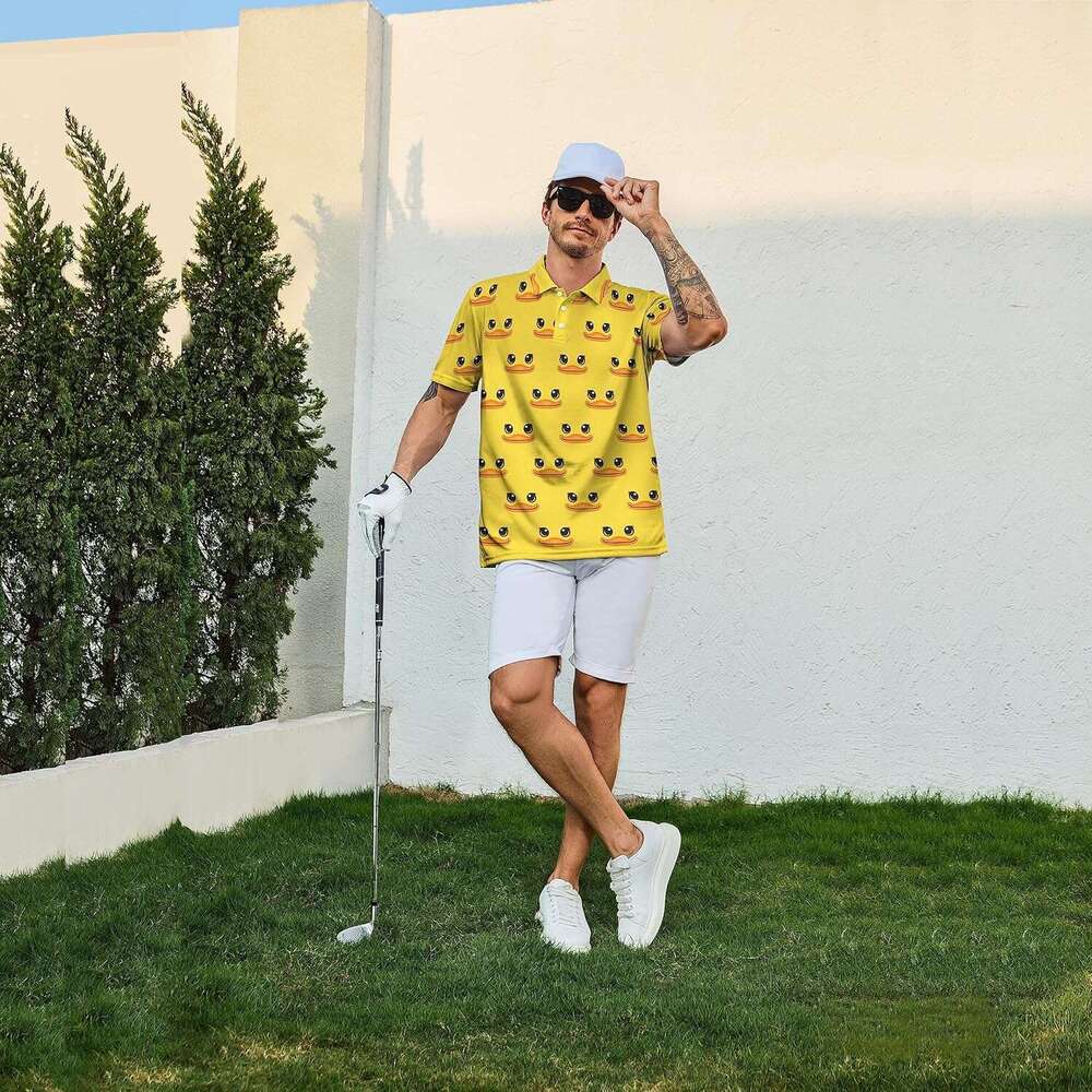 Fashion Mens Polo shirt Hawaiian Dry Fit Golf Shirt Short Sleeve Print Polo Shirts for Men Polos shirts tshirt Casual tops summer clothes Short sleeve