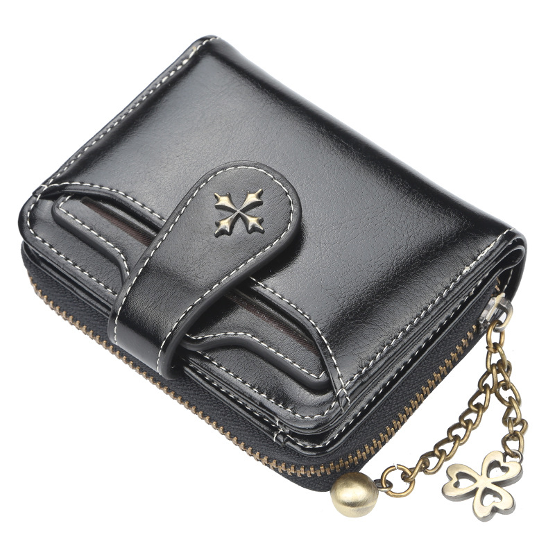 Women Big Capacity Wallets Female Split Leather Purses Short Clutch Lady Zipper Hasp Purse Money Bag Phone Wallet Card Holder